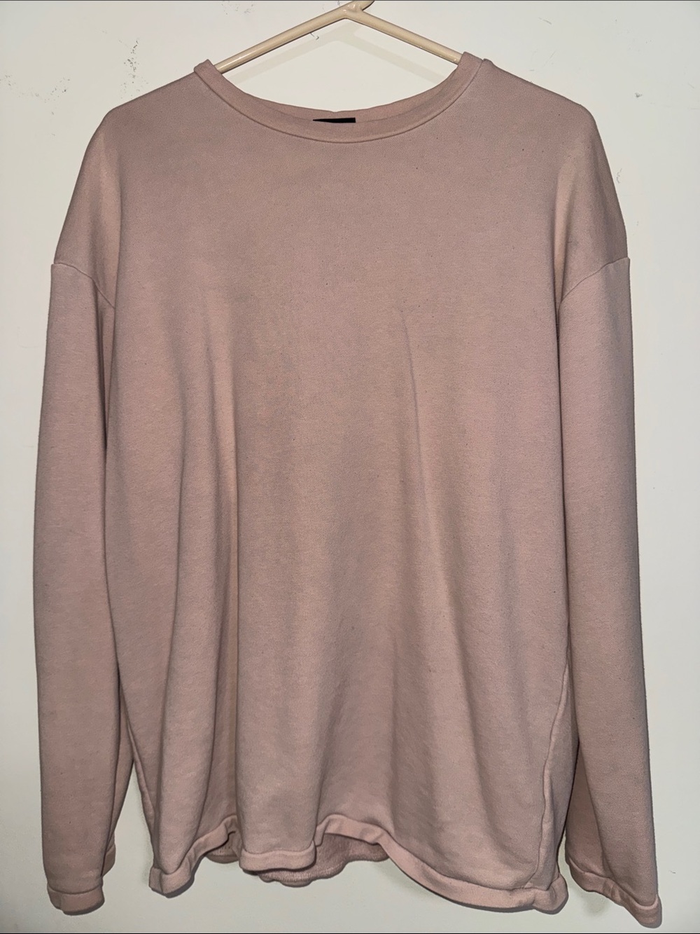 H&M Men's Crewneck Sweatshirt - Pale Pink
